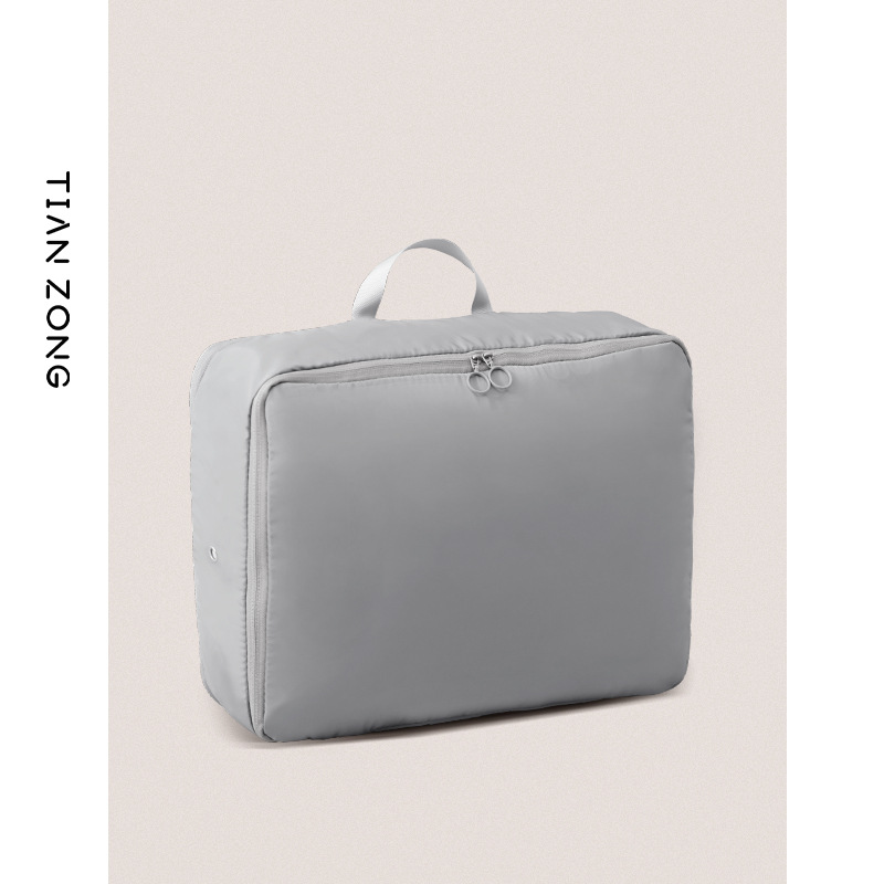 布藝可壓縮羽絨服收納袋