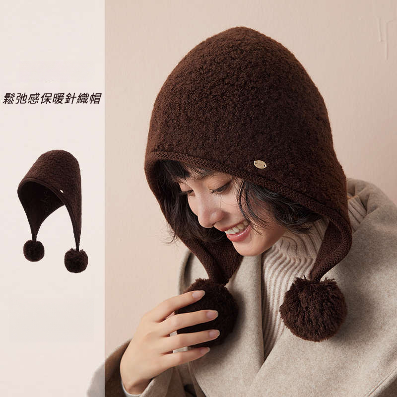 100%澳洲羊毛針織小紅帽