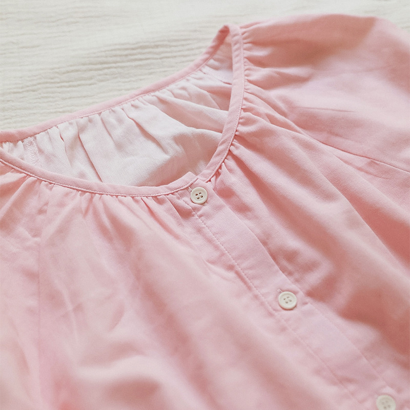 女夏純棉慢生活短袖短褲家居服
