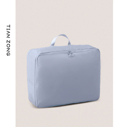 布藝可壓縮羽絨服收納袋