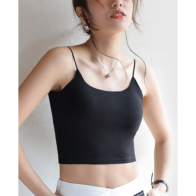 夏季美背U型細肩帶吊帶