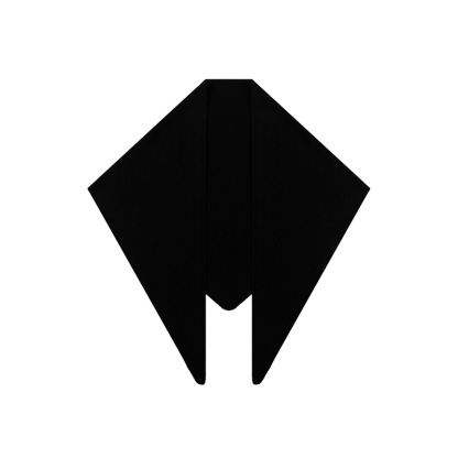 秋冬100%羊毛針織三角圍巾