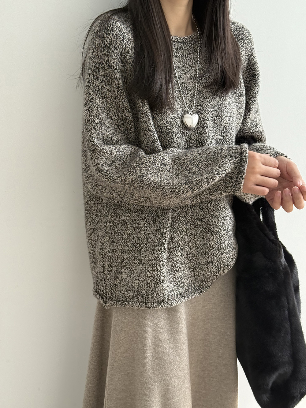 女士冬季外穿針織毛衣