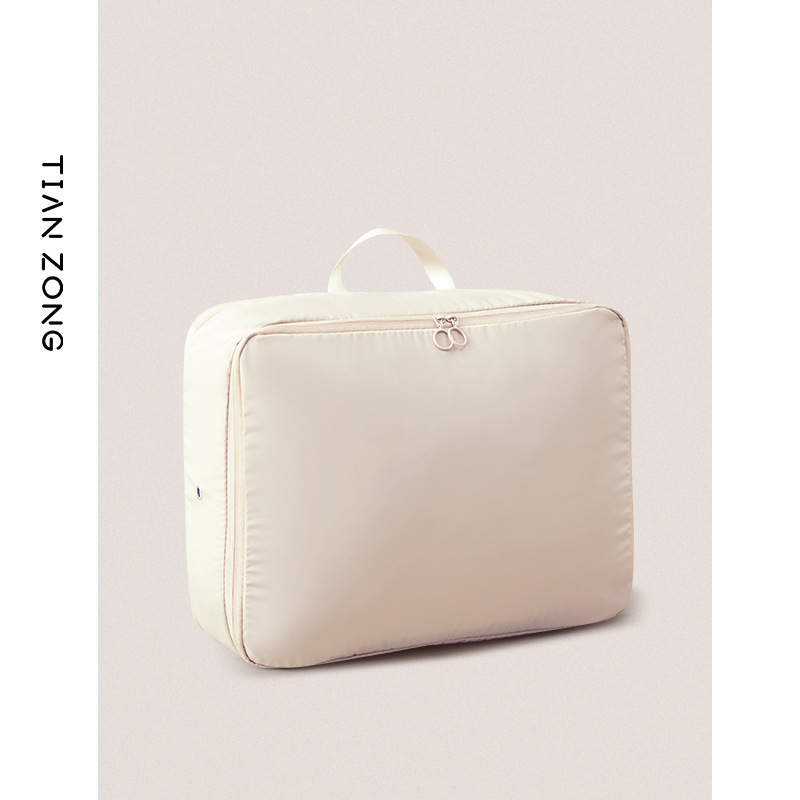 布藝可壓縮羽絨服收納袋