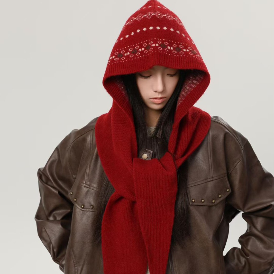 巴拉克拉法帽圍巾一體披肩帽