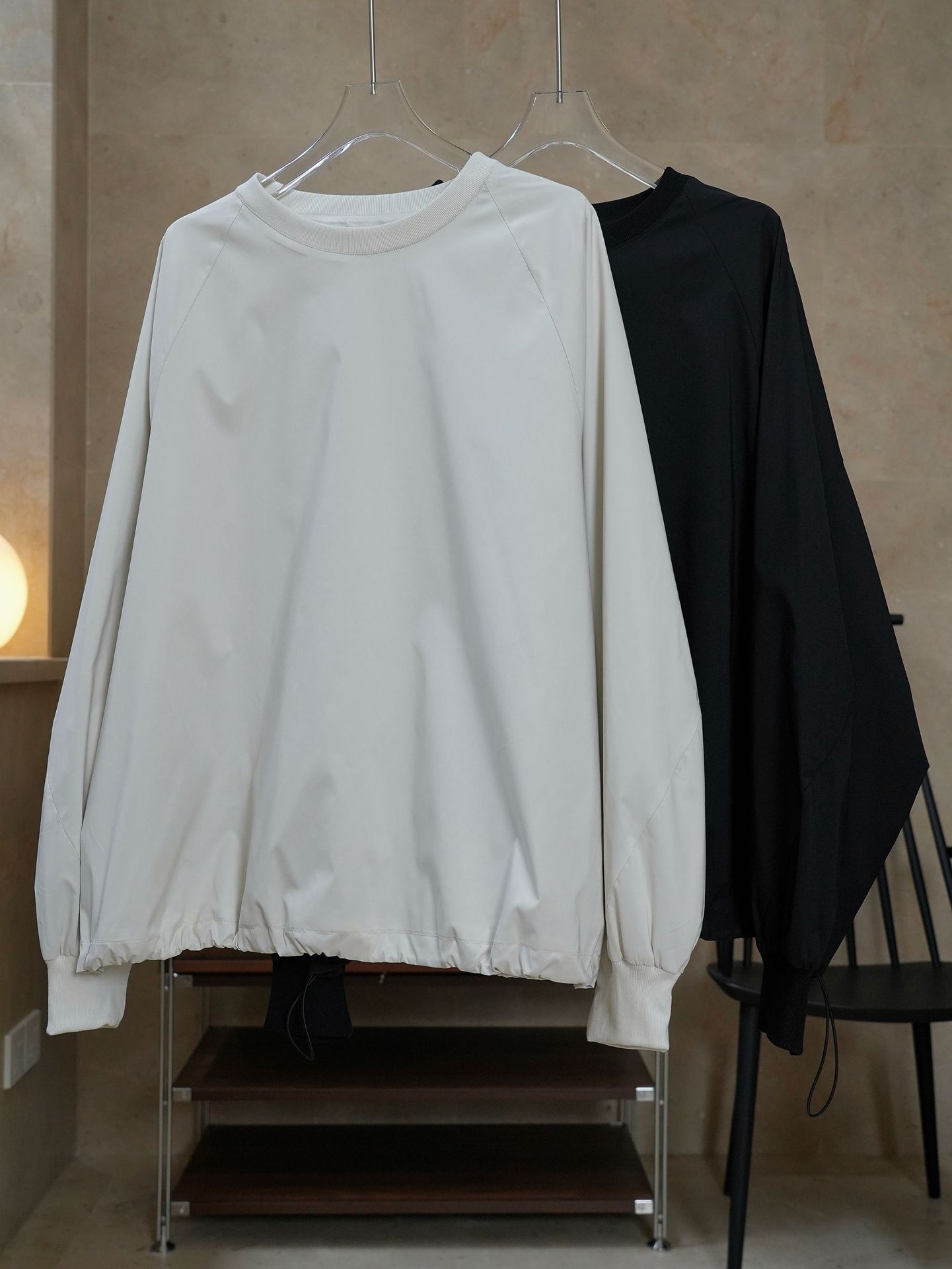 女士春秋運動風廓形衛衣