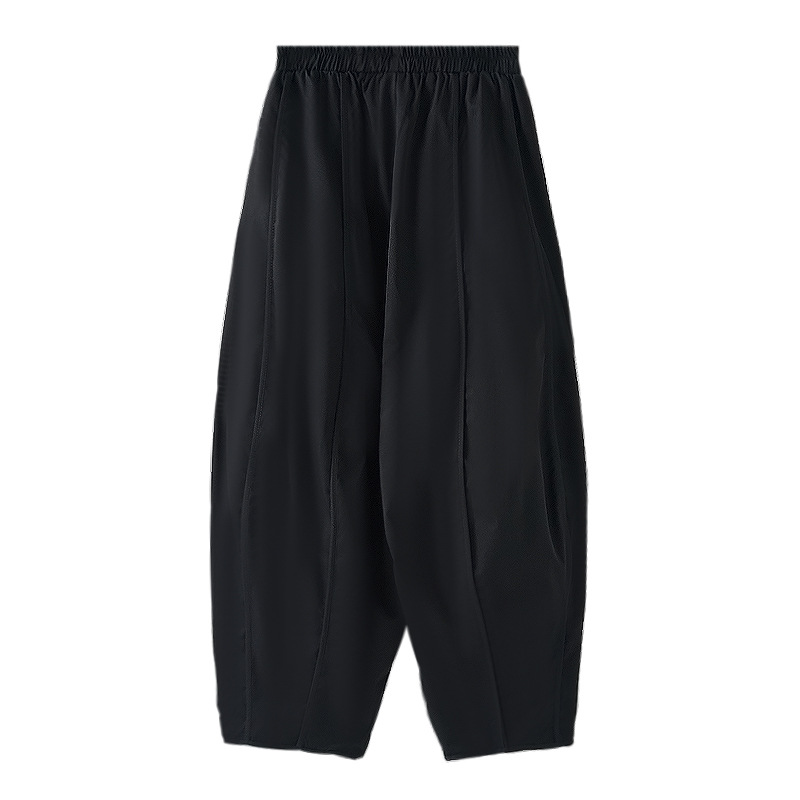 女士春秋九分大碼氣球型哈倫褲