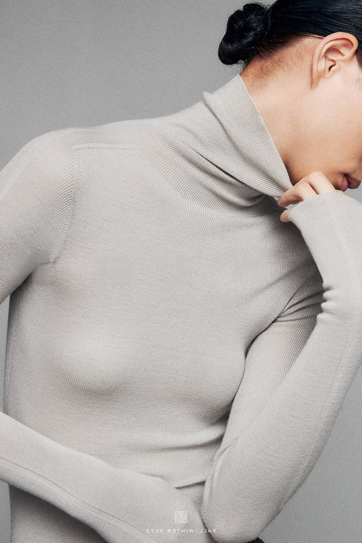 女士秋冬羊毛無縫針織打底衫