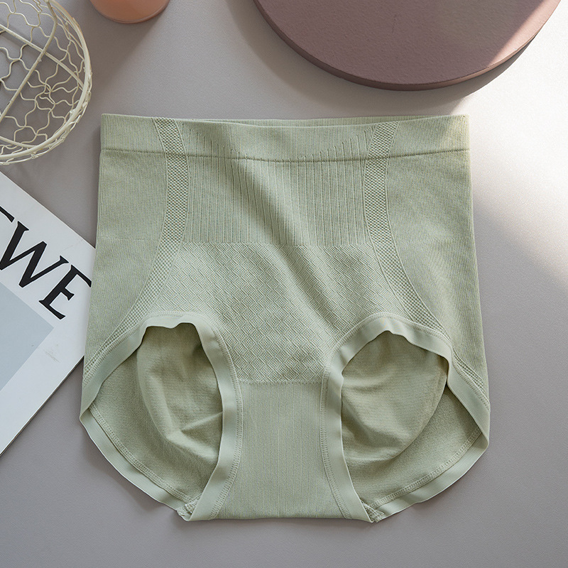 女士桑蠶絲無縫大碼高腰內褲