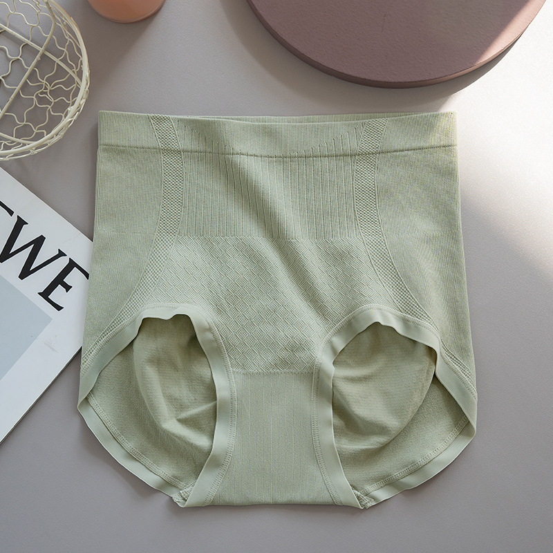 女士桑蠶絲無縫大碼高腰內褲