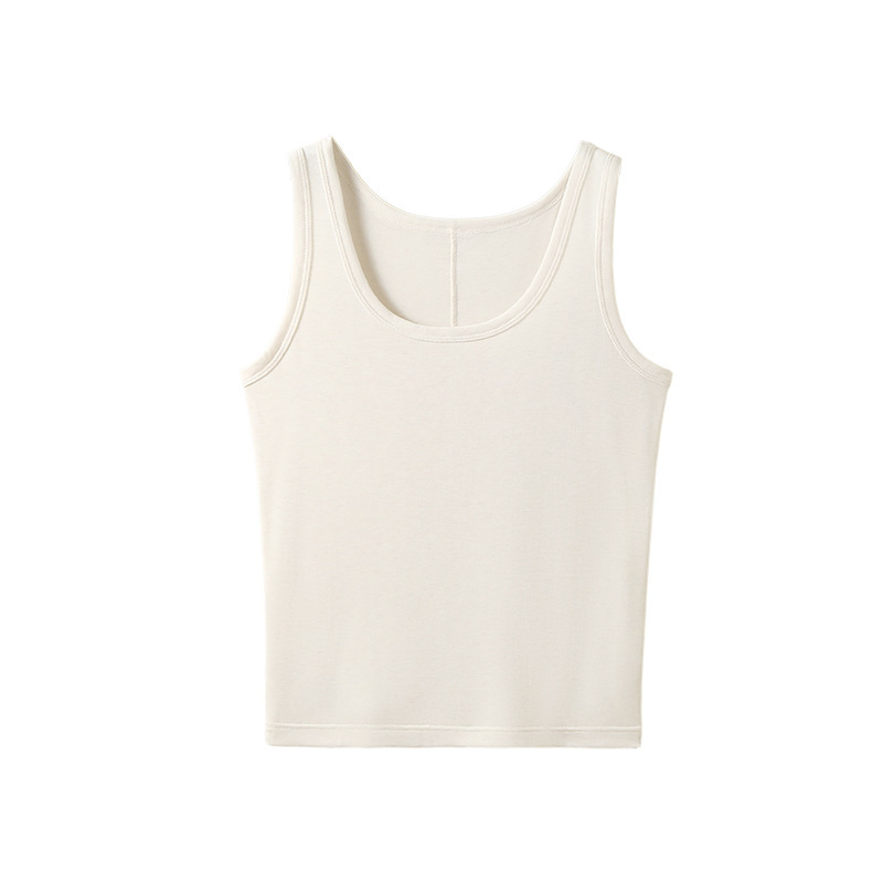 女春夏純色萊賽爾天絲背心