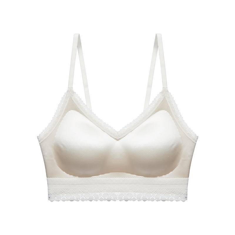 緞面法式性感蕾絲吊帶聚攏無痕內衣
