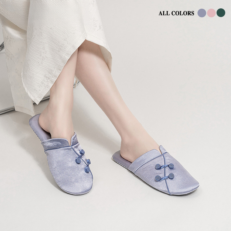 包頭軟底復古拖鞋