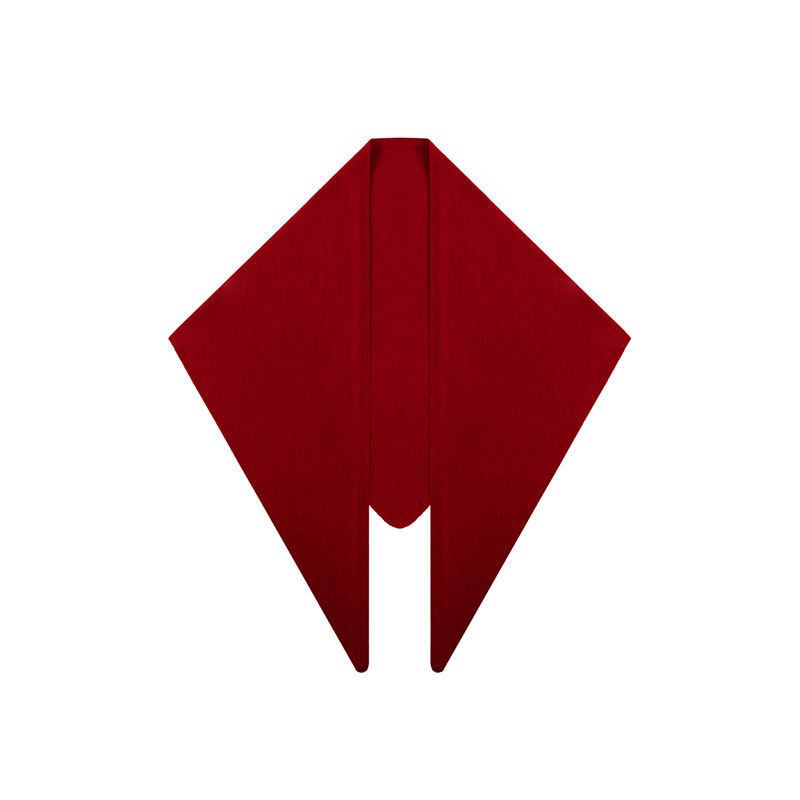 秋冬100%羊毛針織三角圍巾