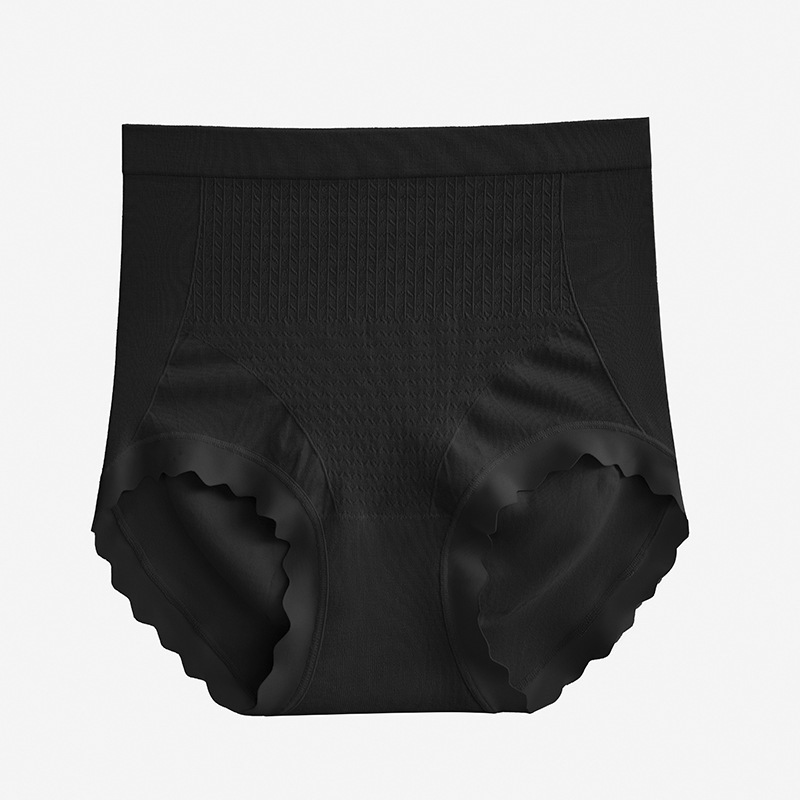 女士桑蠶絲無縫大碼高腰內褲