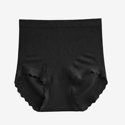 女士桑蠶絲無縫大碼高腰內褲
