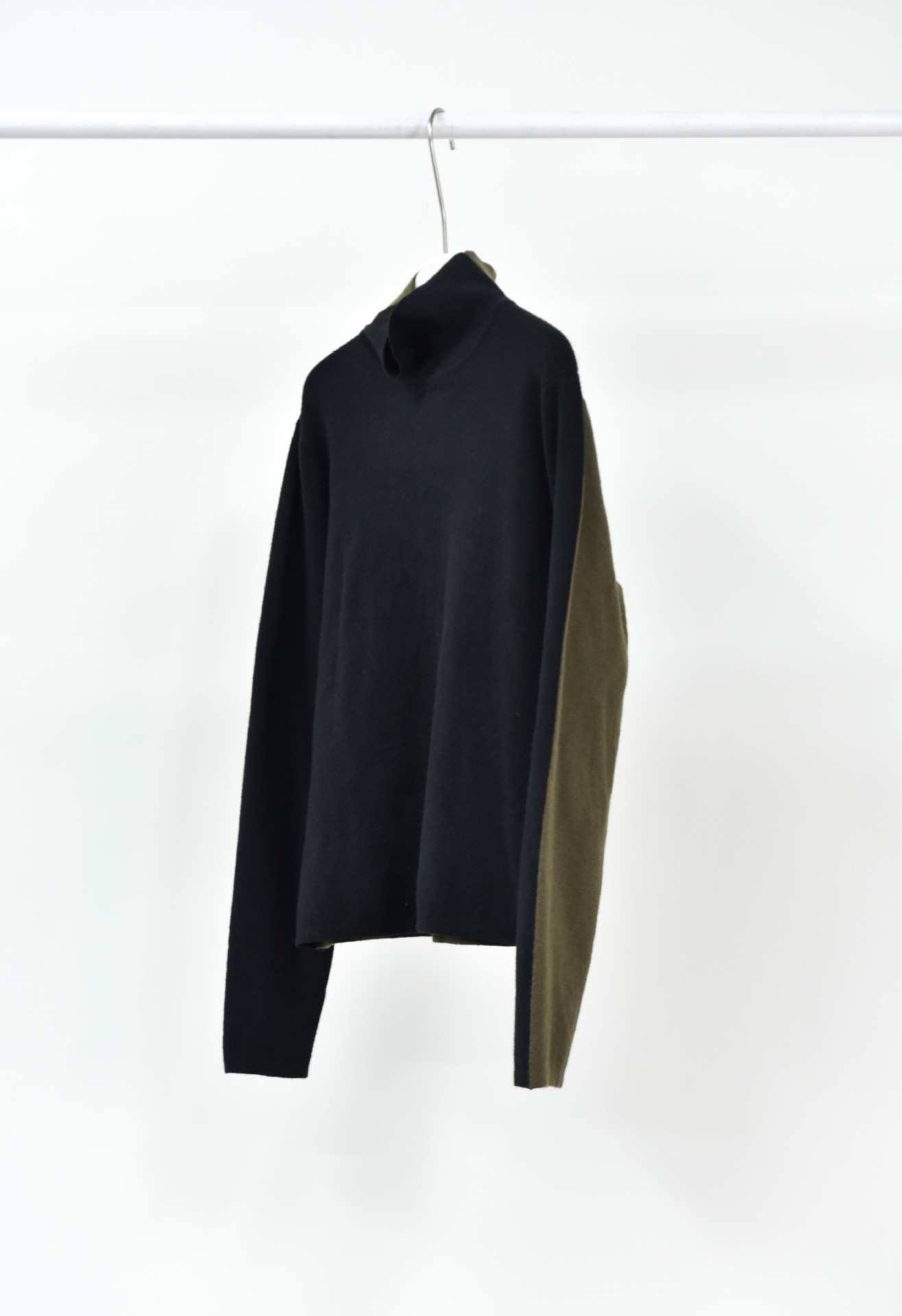 女士秋冬拼色軟糯高領打底