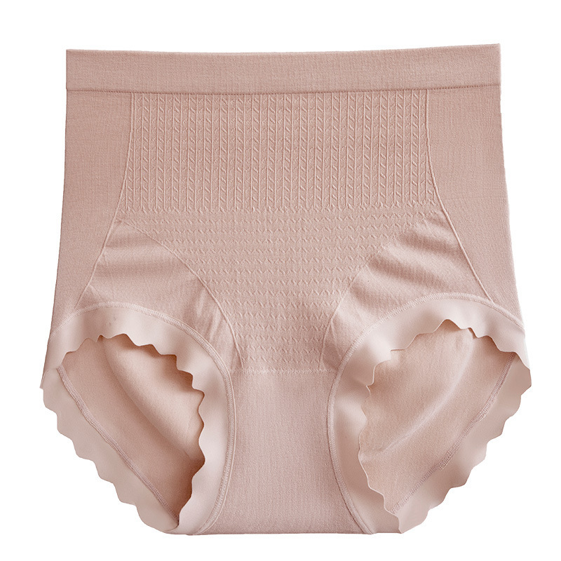 女士桑蠶絲無縫大碼高腰內褲