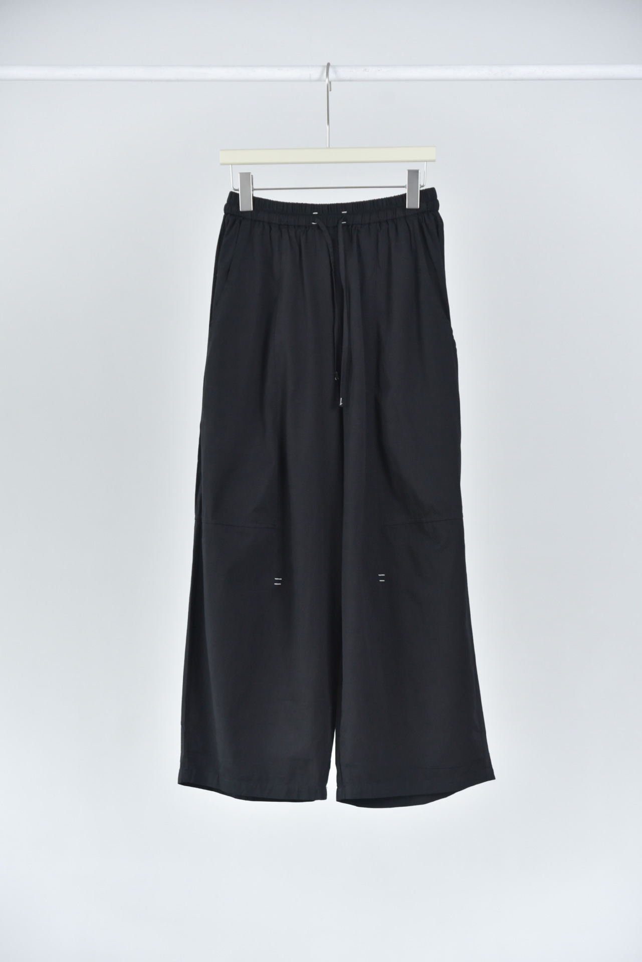 女夏撞色打棗洗水棉休閒褲