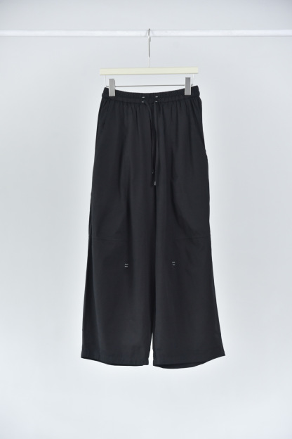 女夏撞色打棗洗水棉休閒褲
