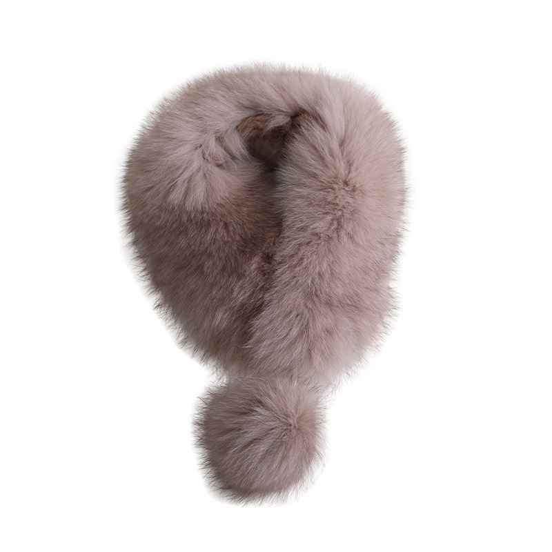 雙面皮草磁吸毛領圍脖