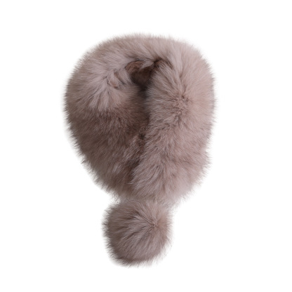 雙面皮草磁吸毛領圍脖