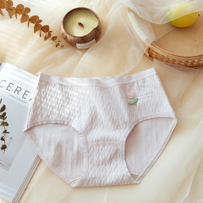 輕氧肌理感提花內褲