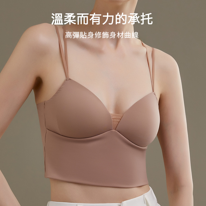 桑蠶絲網紗小吊帶