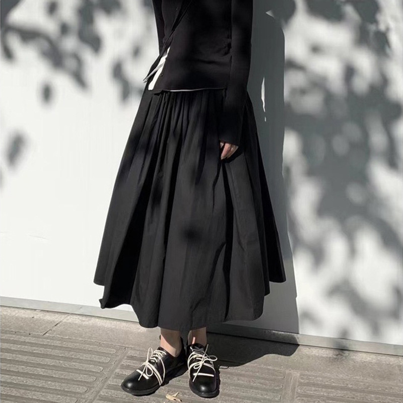 女士秋季自製內裡拼紗重工蓬蓬裙