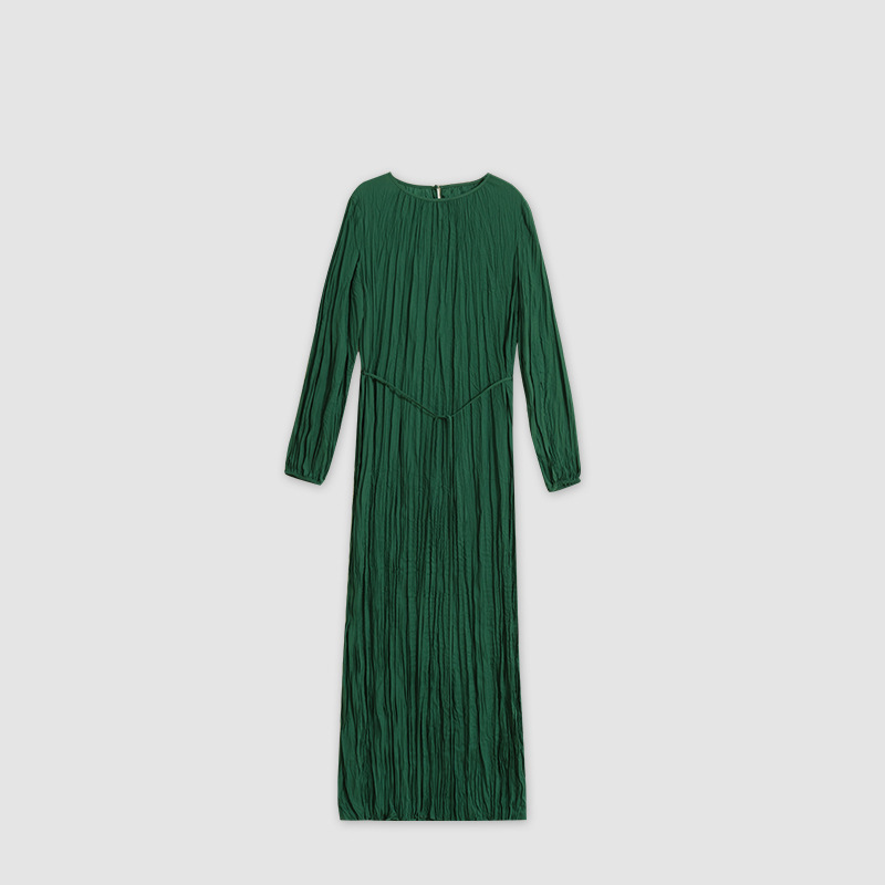 女士春秋綠野仙蹤手工捏褶半身裙