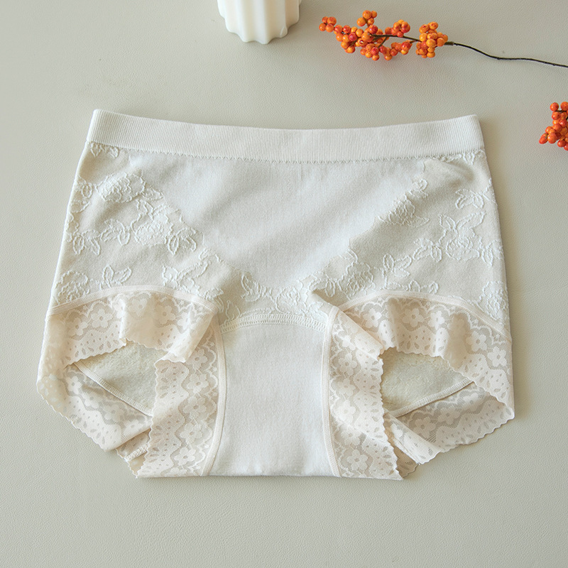 女士收腹塑形浮雕花卉無痕內褲