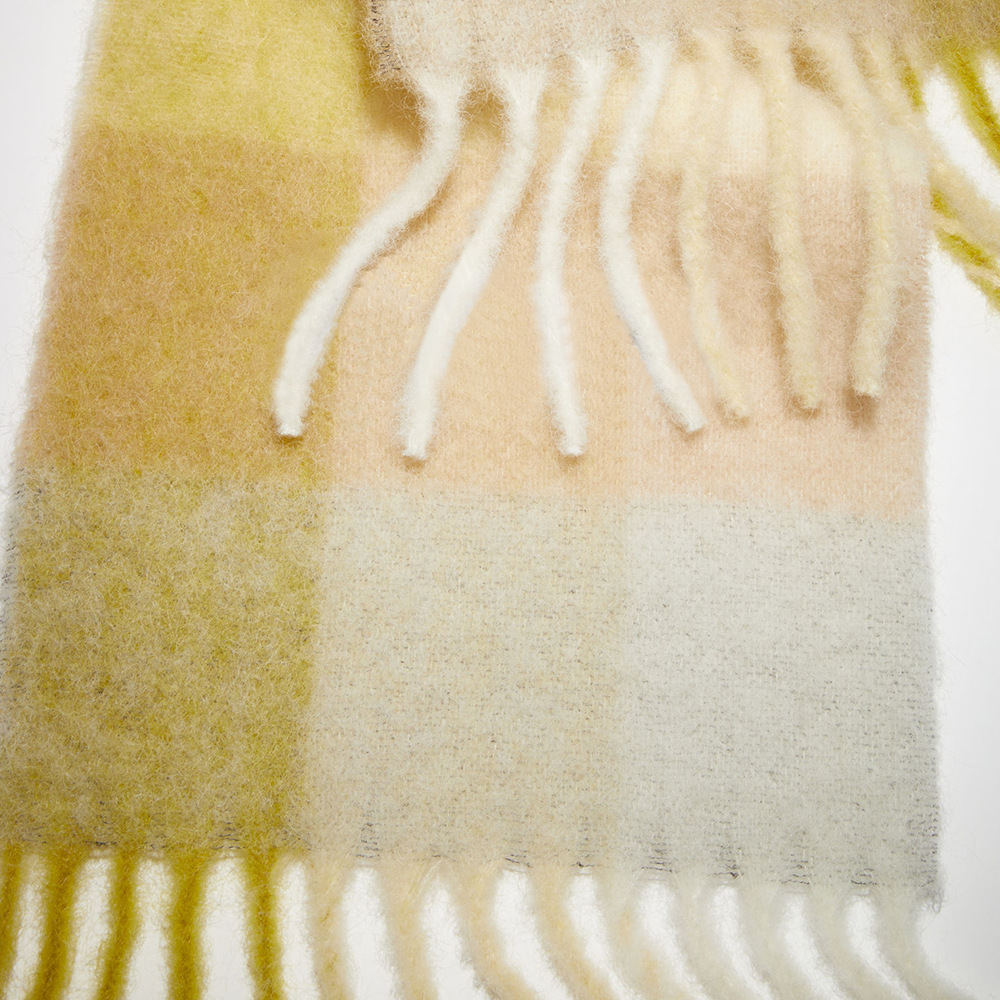 秋冬AC格子圍巾