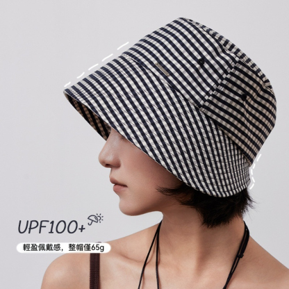 涼感後U型大檐漁夫帽