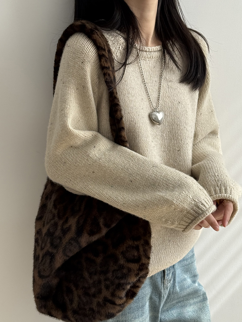 女士冬季外穿針織毛衣