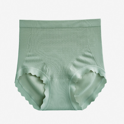 女士桑蠶絲無縫大碼高腰內褲