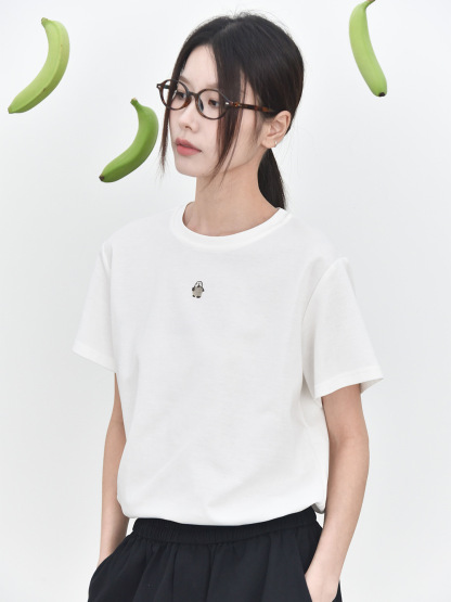 女春夏企鵝銀行短袖T恤