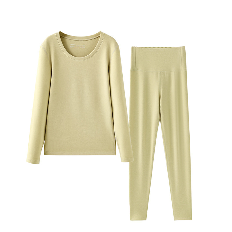 女士冬季德絨秋衣秋褲套裝