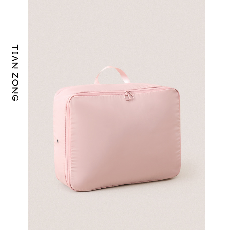 布藝可壓縮羽絨服收納袋