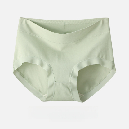 純棉中腰透氣無痕抗菌黨女生三角褲