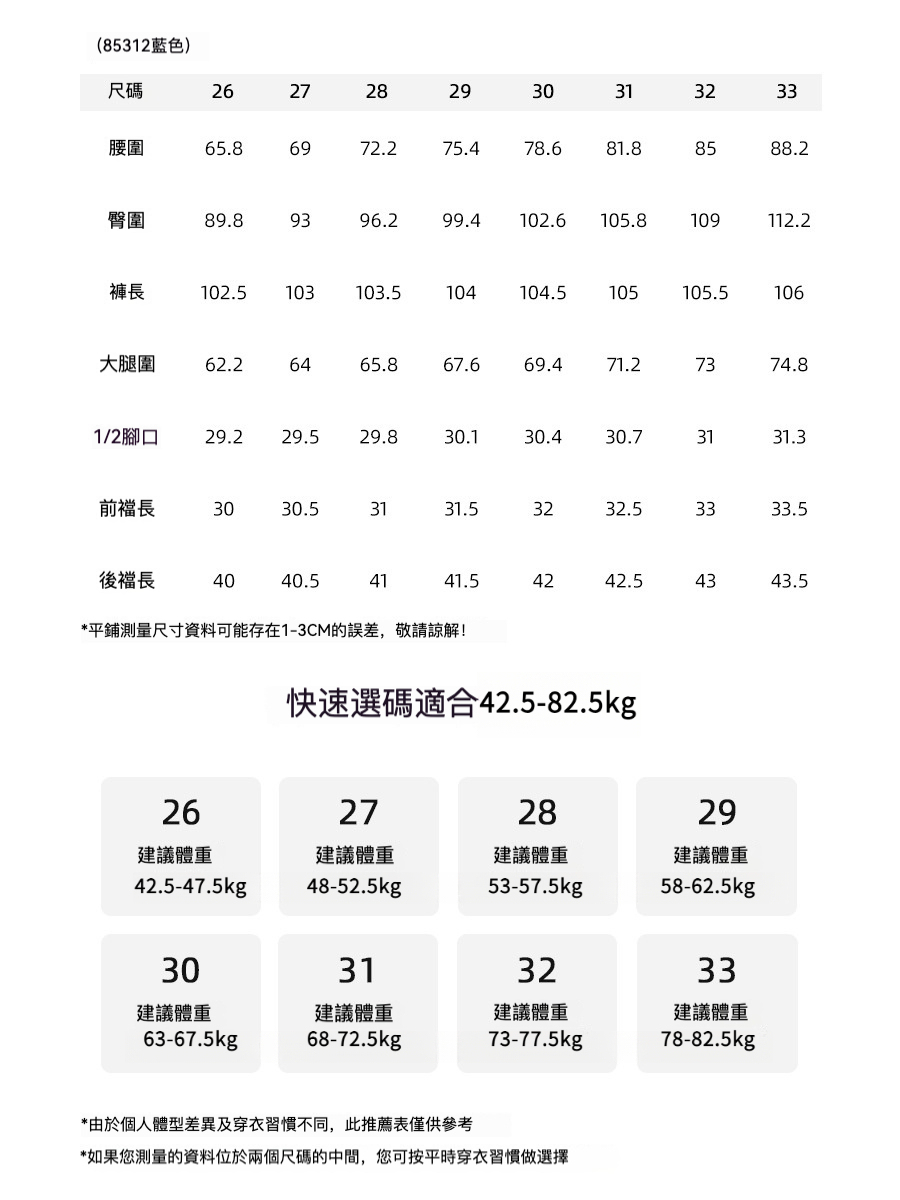 女士秋季分割設計闊腿牛仔褲