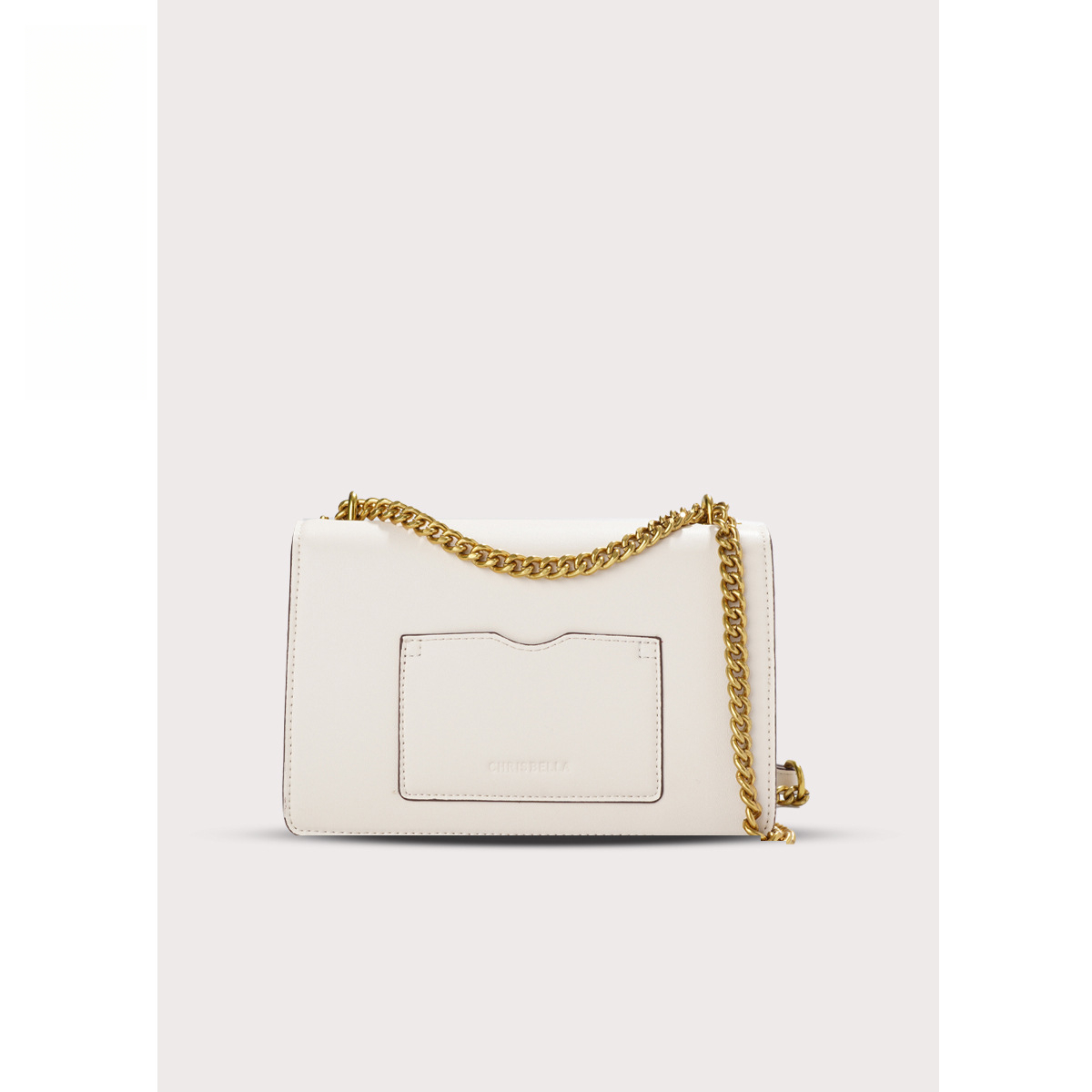 铆钉装饰链条斜挎小方包