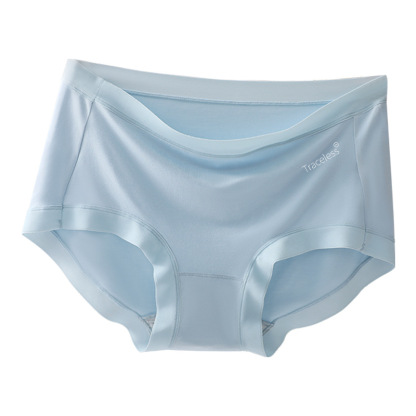 女士莫代爾無痕中腰透氣三角內褲