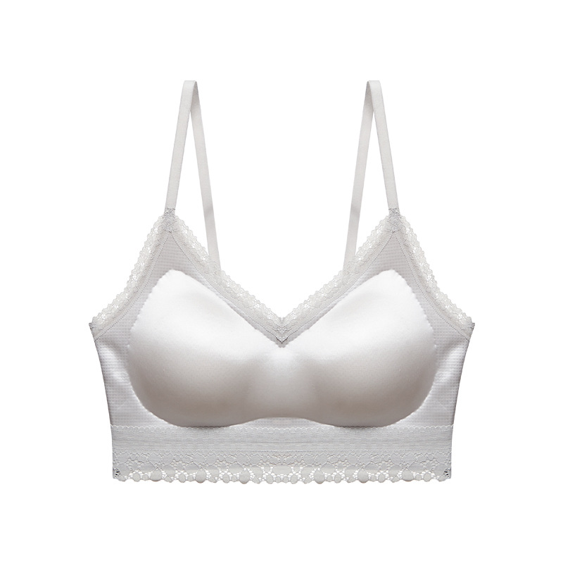 緞面法式性感蕾絲吊帶聚攏無痕內衣