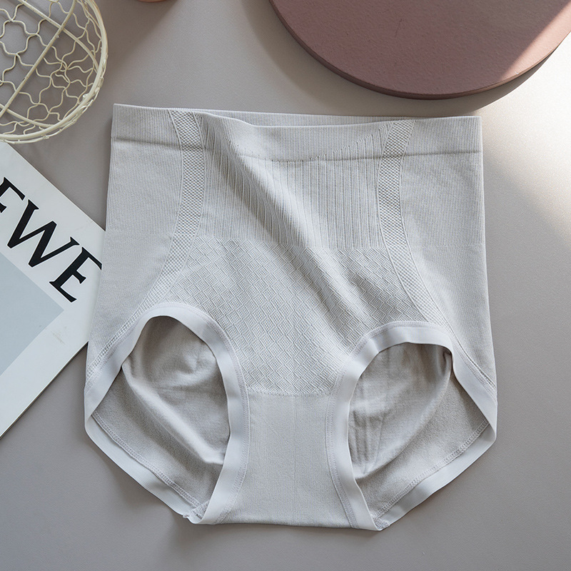 女士桑蠶絲無縫大碼高腰內褲