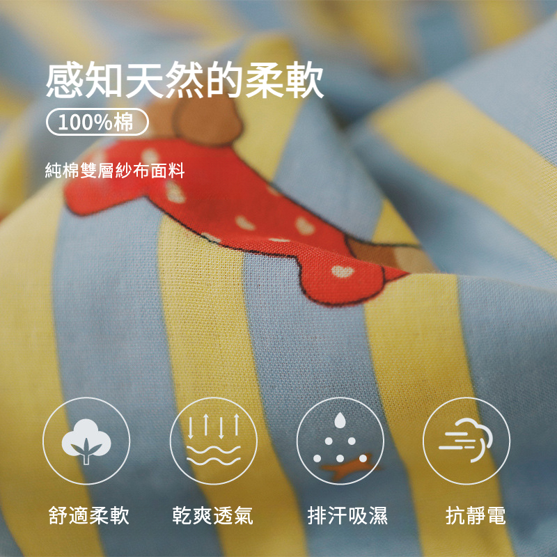 女款夏季純棉卡通短袖家居服