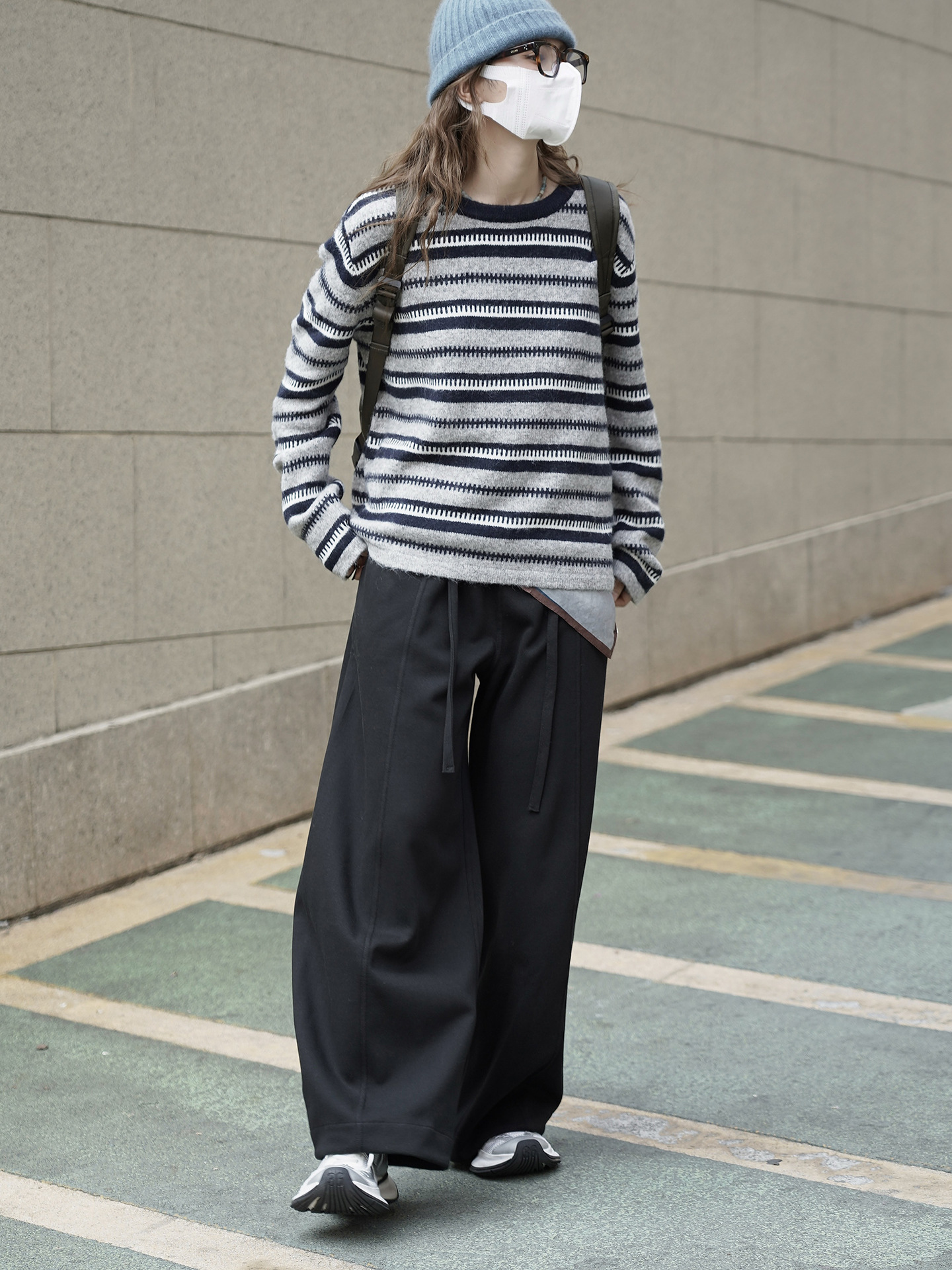 女士秋冬復古齒輪毛衣