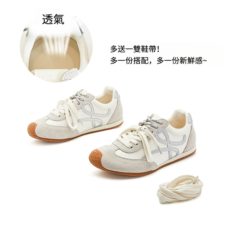 女士春秋芒果頭德訓鞋