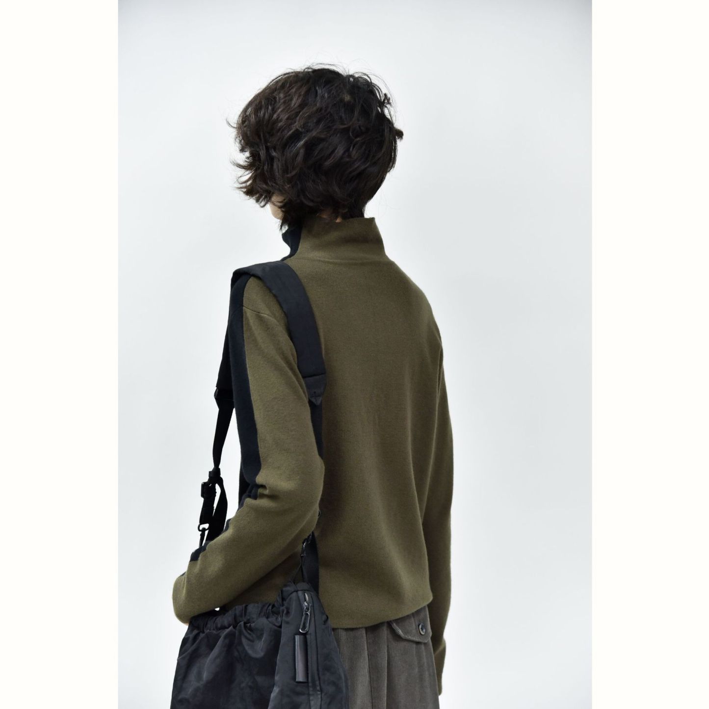 女士秋冬拼色軟糯高領打底