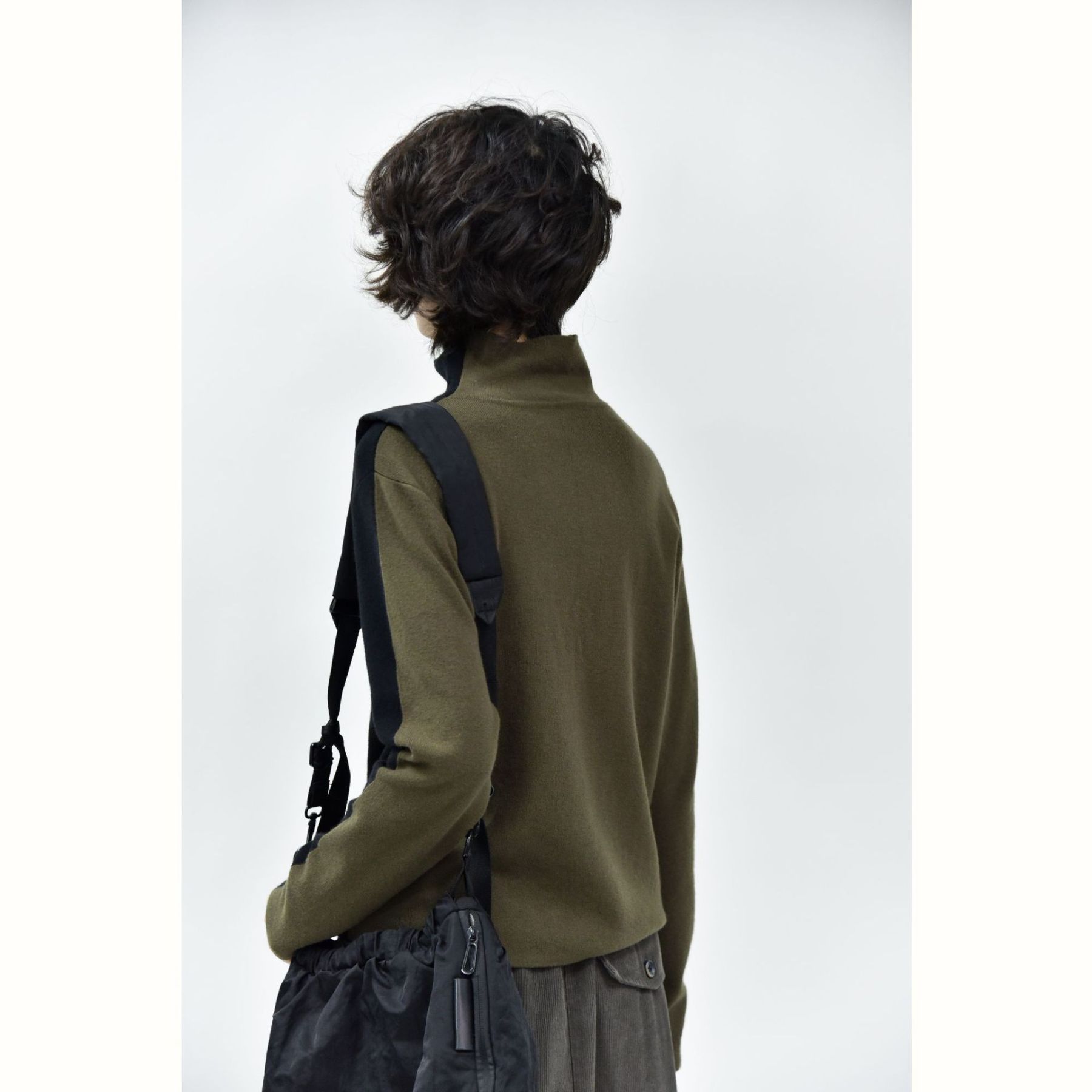 女士秋冬拼色軟糯高領打底