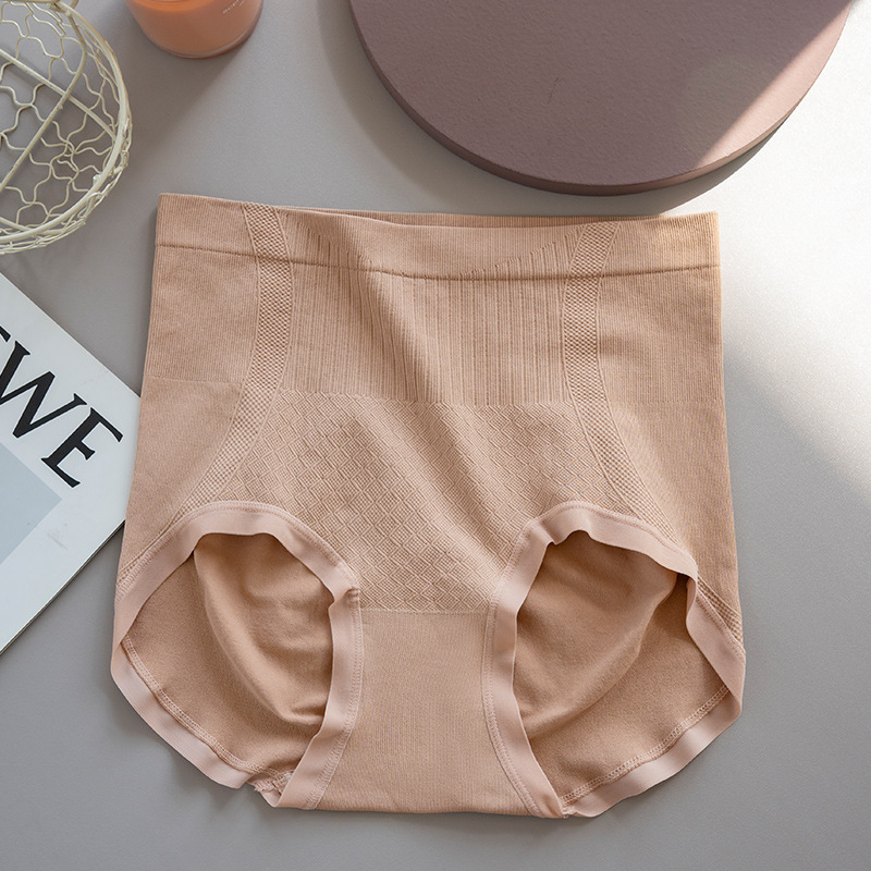 女士桑蠶絲無縫大碼高腰內褲